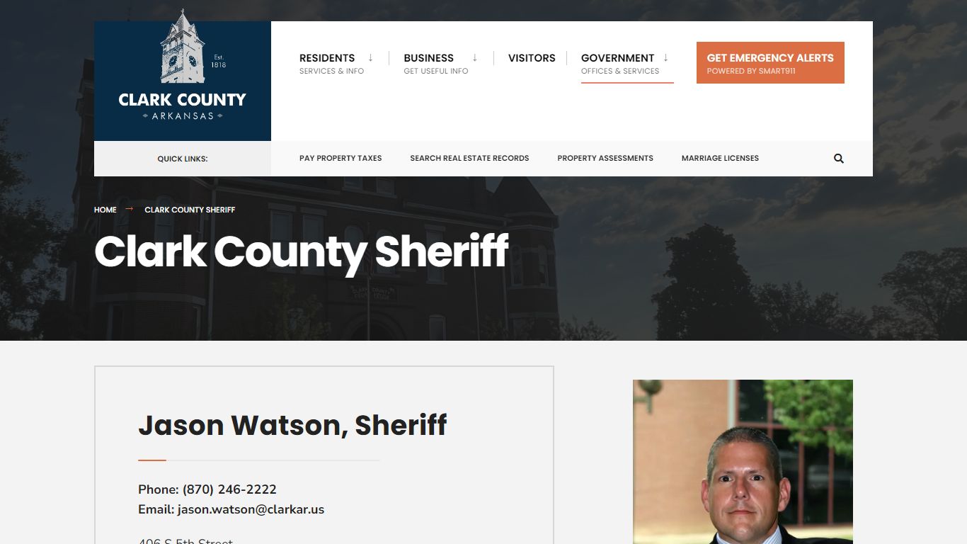 Clark County Sheriff – Clark County Arkansas